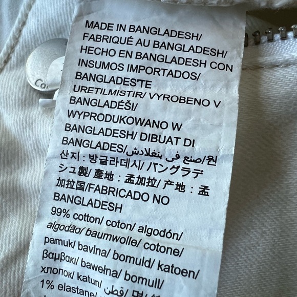 NWT Calvin Klein Ultimate Skinny Jeans White SZ 8x30 - Picture 6 of 7